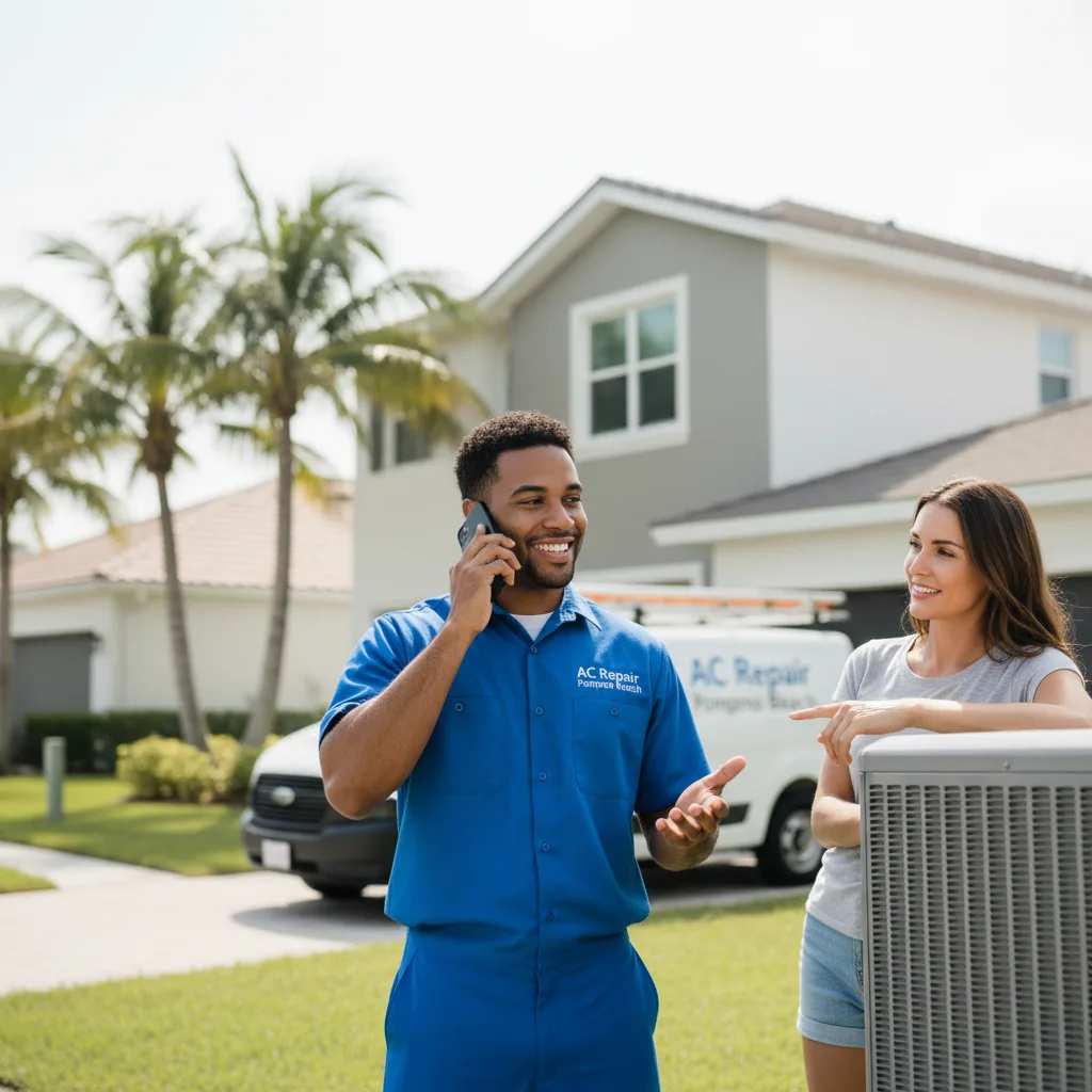 AC Repair Pompano Beach customer support in Milton